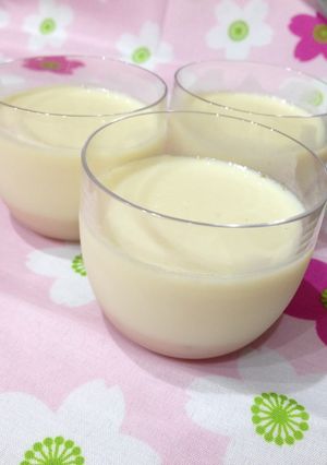季節限定♡桜あんの豆乳プリン-レシピのメイン写真