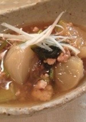ホッコリとろとろ❗️カブのそぼろあん煮-レシピのメイン写真