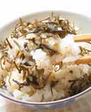 最高級「龍井茶」でお茶ご飯と茶がら佃煮