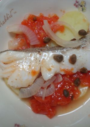 白身魚と野菜のレモン&ケイパー蒸し-レシピのメイン写真