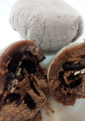ゆきみだいふく風　お餅アイス＊チョコ-レシピのメイン写真