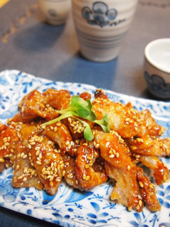 鶏皮の甘辛パリパリおつまみ-レシピのメイン写真