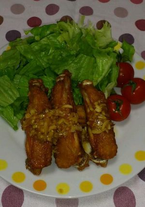 チキンバーのカリカリ揚げと薬味ねぎソース-レシピのメイン写真