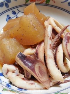 イカと大根の炊いたん(煮物)どすぇ-レシピのメイン写真