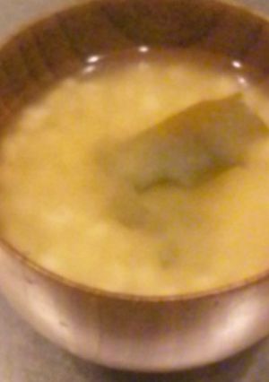 レトルト味噌汁に◇押し麦in-レシピのメイン写真