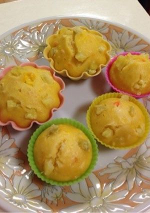 離乳食に♡蒸しパン-レシピのメイン写真