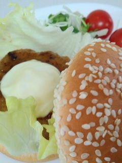 褒められ照り焼きバーガー-レシピのメイン写真