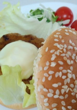 褒められ照り焼きバーガー-レシピのメイン写真