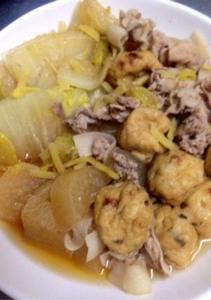 簡単☆白菜、大根の生姜煮-レシピのメイン写真