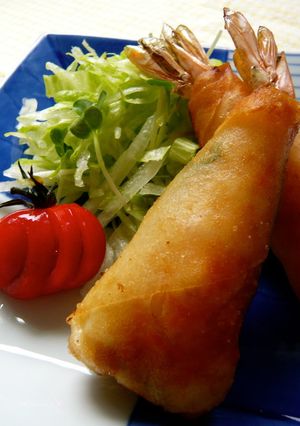 海老のおつまみ春巻き-レシピのメイン写真