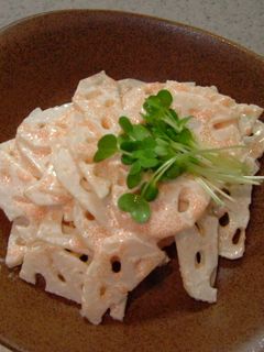 ★レンコンのたらこマヨネーズ和え★-レシピのメイン写真