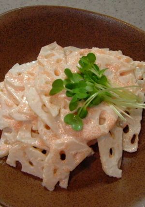 ★レンコンのたらこマヨネーズ和え★-レシピのメイン写真