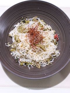 ヘルシーおつまみ♪しらたき高菜明太炒め-レシピのメイン写真