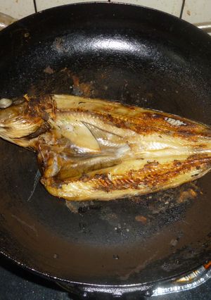 パパのフライパンで焼きホッケ④-レシピのメイン写真