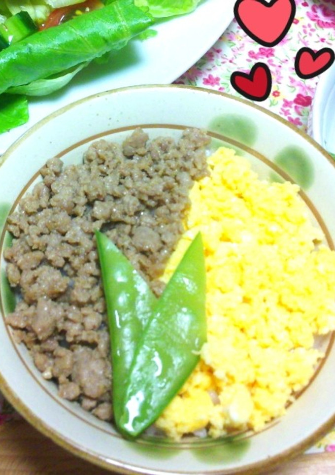 簡単 そぼろご飯 そぼろ丼 レンジでも-レシピのメイン写真