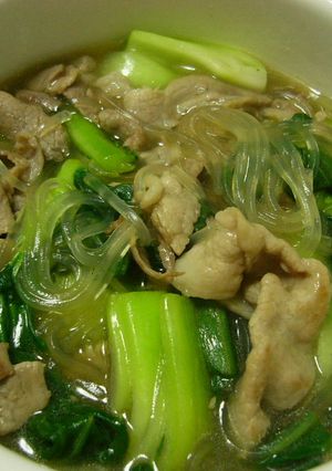 ☆チンゲンサイと豚肉の安い～おかず☆-レシピのメイン写真