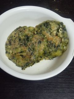 ☆離乳食中期 野菜と青のりのお焼き☆-レシピのメイン写真