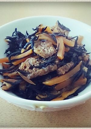 隠し味で作りおきにも＊しっとり＊ひじき煮-レシピのメイン写真