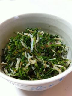 簡単人参間引き菜炒め-レシピのメイン写真