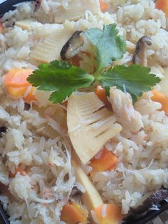 蟹&竹の子炊き込みご飯-レシピのメイン写真