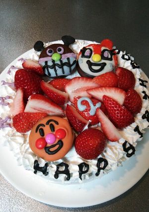 簡単！アンパンマンケーキ-レシピのメイン写真