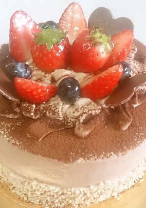 きらり!!チョコ生ケーキ-レシピのメイン写真