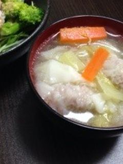 ワンタンスープ-レシピのメイン写真