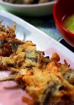 簡単でも美味しい！イリコのかき揚げ-レシピのメイン写真