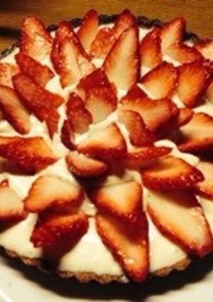 ストロベリーレアチーズタルト-レシピのメイン写真