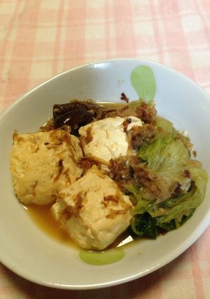 簡単豆腐料理☆煮やっこ-レシピのメイン写真