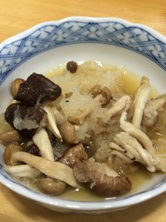 焼きキノコのおろし和え-レシピのメイン写真