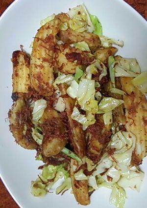 キャベツとコンビーフの炒め物-レシピのメイン写真