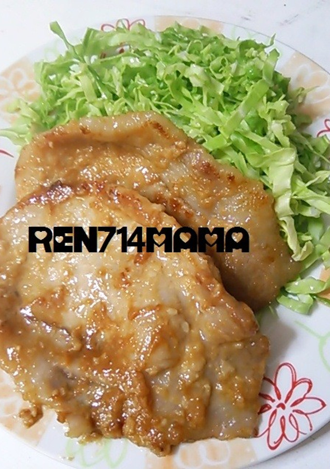 簡単☆甘酒＆味噌でウマイ豚のみそ焼き♪-レシピのメイン写真