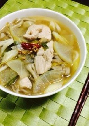 基礎代謝を上げるおうどんさん-レシピのメイン写真