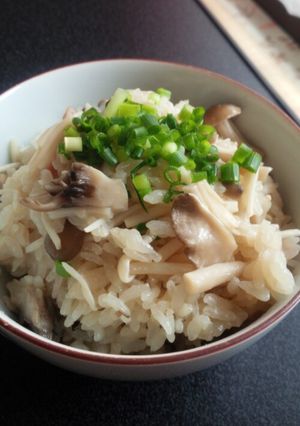 洋風キノコ炊き込みご飯-レシピのメイン写真