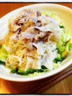 冷しゃぶ☆そうめん-レシピのメイン写真