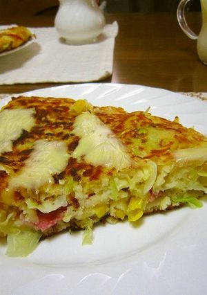 お好み焼きみたいな♪ホットケーキ♥-レシピのメイン写真