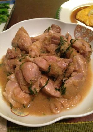 簡単!鶏肉と大葉のみぞれ煮-レシピのメイン写真
