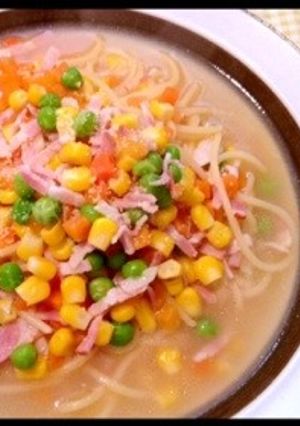 ミックスベジタブルのカラフルパスタ♡-レシピのメイン写真