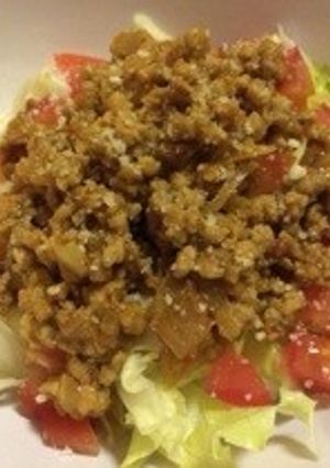 超簡単♡豆板醤が隠し味のタコライス-レシピのメイン写真