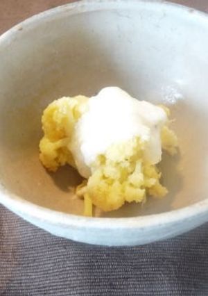 花かんらんのとろろがけ　ポン酢でね-レシピのメイン写真