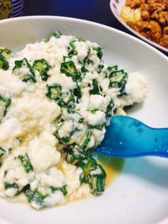 オクラ豆腐*簡単なのにごはんのお供-レシピのメイン写真