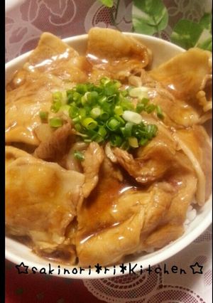 豚丼☆レンジで2分☆お急ぎレシピ-レシピのメイン写真