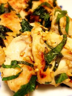 鶏胸肉の塩麹焼き☆ごましそ和え-レシピのメイン写真