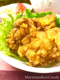 しっかり味でジューシー♡鶏の唐揚げ♡-レシピのメイン写真