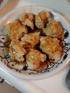鶏団子の餡掛けのせ♡-レシピのメイン写真