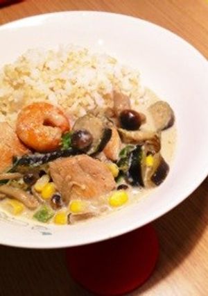 ヘルシー タイ風グリーンカレー-レシピのメイン写真