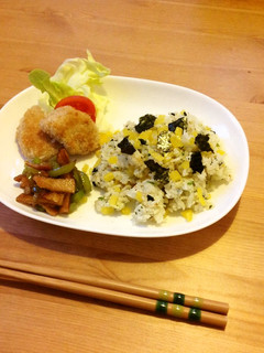 沢庵消費!キンパ風混ぜご飯(お弁当良)-レシピのメイン写真