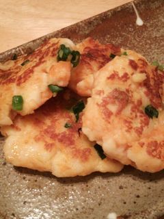 おろし人参のハンペンお焼き-レシピのメイン写真