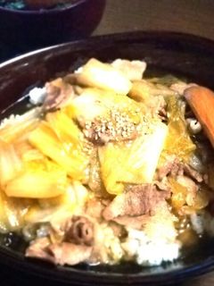 手抜きだけど激ウマ★豚バラと白菜丼-レシピのメイン写真